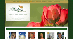 Desktop Screenshot of pridgenfuneralservice.com